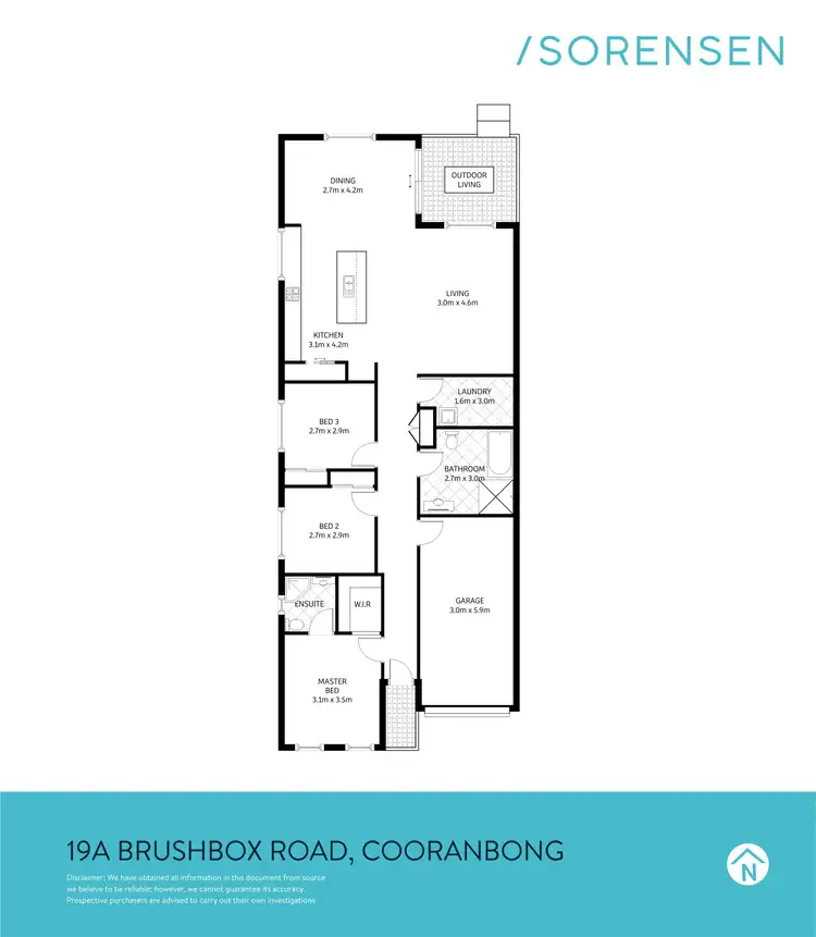 Floorplan of Homely house listing, 19a Brushbox Road, Cooranbong NSW 2265