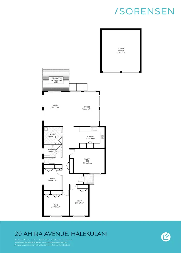 Floorplan of Homely house listing, 20 Ahina Avenue, Halekulani NSW 2262