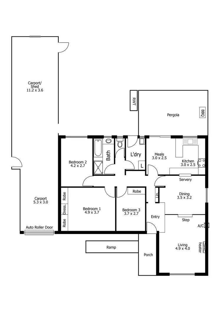 Floorplan of Homely house listing, 17 Crittenden Road, Morphett Vale SA 5162