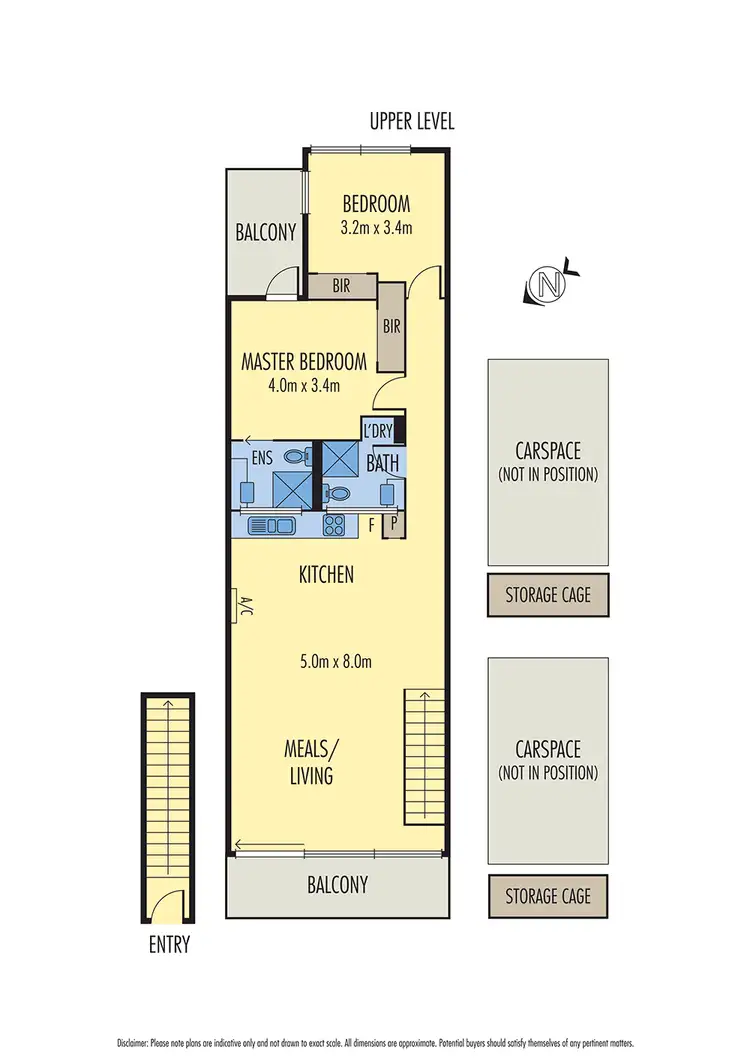 Floorplan of Homely apartment listing, 4/40 Mills Street, Albert Park VIC 3206