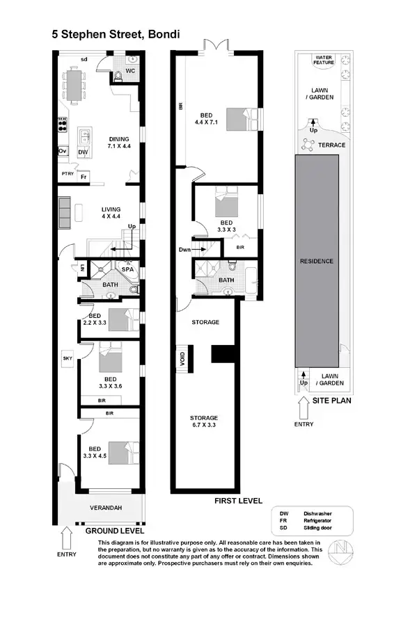 Floorplan of Homely house listing, 5 Stephen Street, Bondi NSW 2026