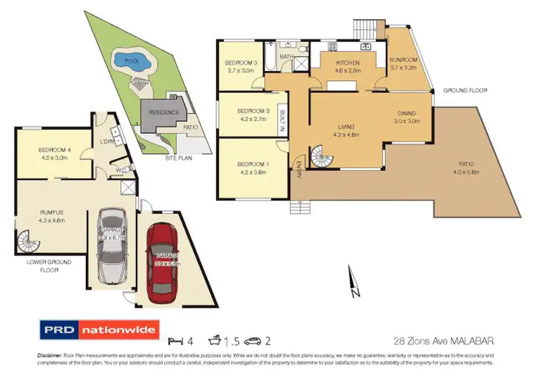 Floorplan of Homely house listing, 28 Zions Avenue, Malabar NSW 2036