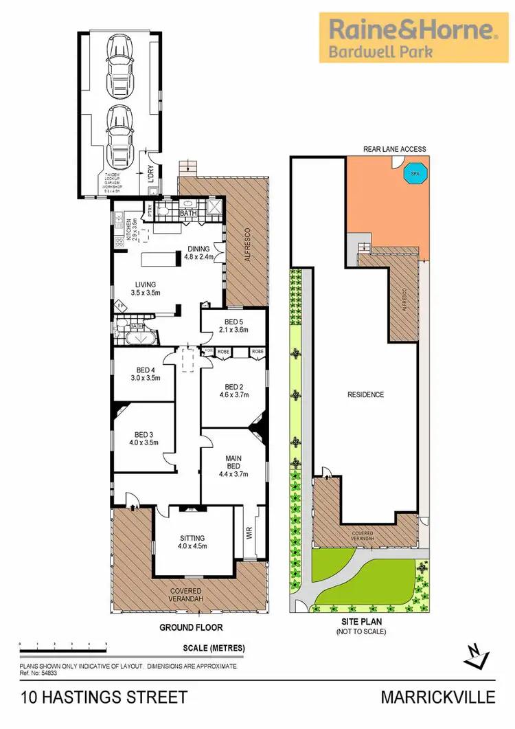 Floorplan of Homely house listing, 10 Hastings Street, Marrickville NSW 2204