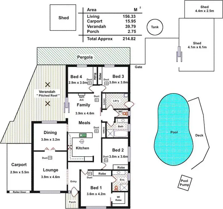 Floorplan of Homely house listing, 24 Rau Avenue, Evanston SA 5116