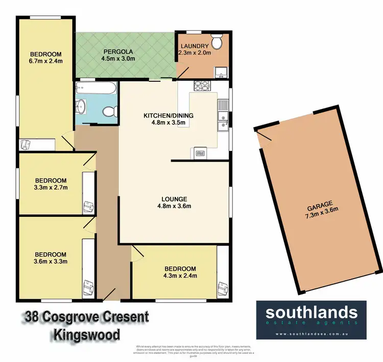 Floorplan of Homely house listing, 38 Cosgrove Cres, Kingswood NSW 2747