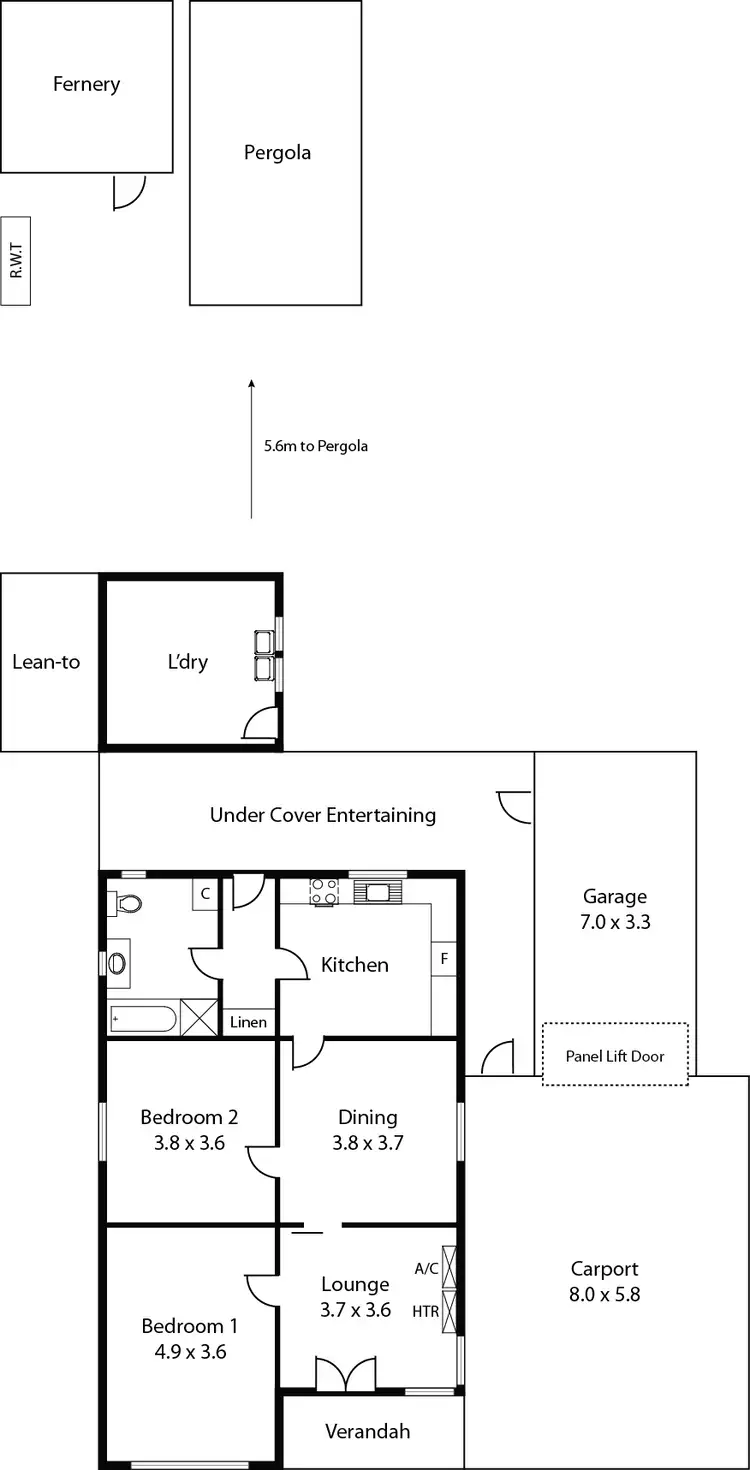 Floorplan of Homely house listing, 18 Alfred Street, Peterhead SA 5016