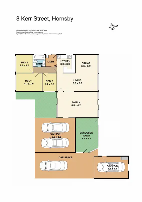 Floorplan of Homely house listing, 8 Kerr Street, Hornsby NSW 2077