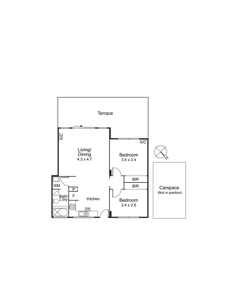 Floorplan of Homely apartment listing, 3/27 Harold Street, Ascot Vale VIC 3032
