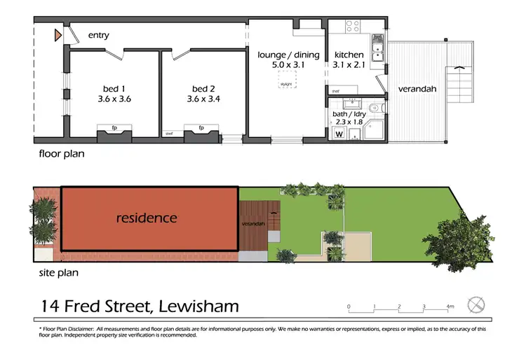 Floorplan of Homely house listing, 14 Fred Street, Lewisham NSW 2049