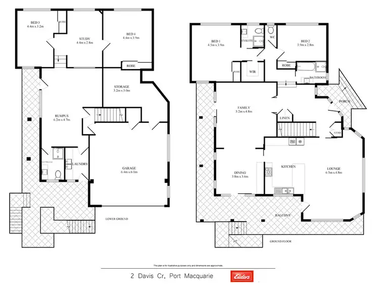 Floorplan of Homely house listing, 2 Davis Crescent, Port Macquarie NSW 2444