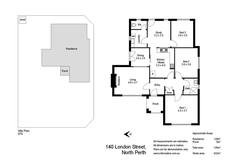 Floorplan of Homely house listing, 140 London Street, North Perth WA 6006