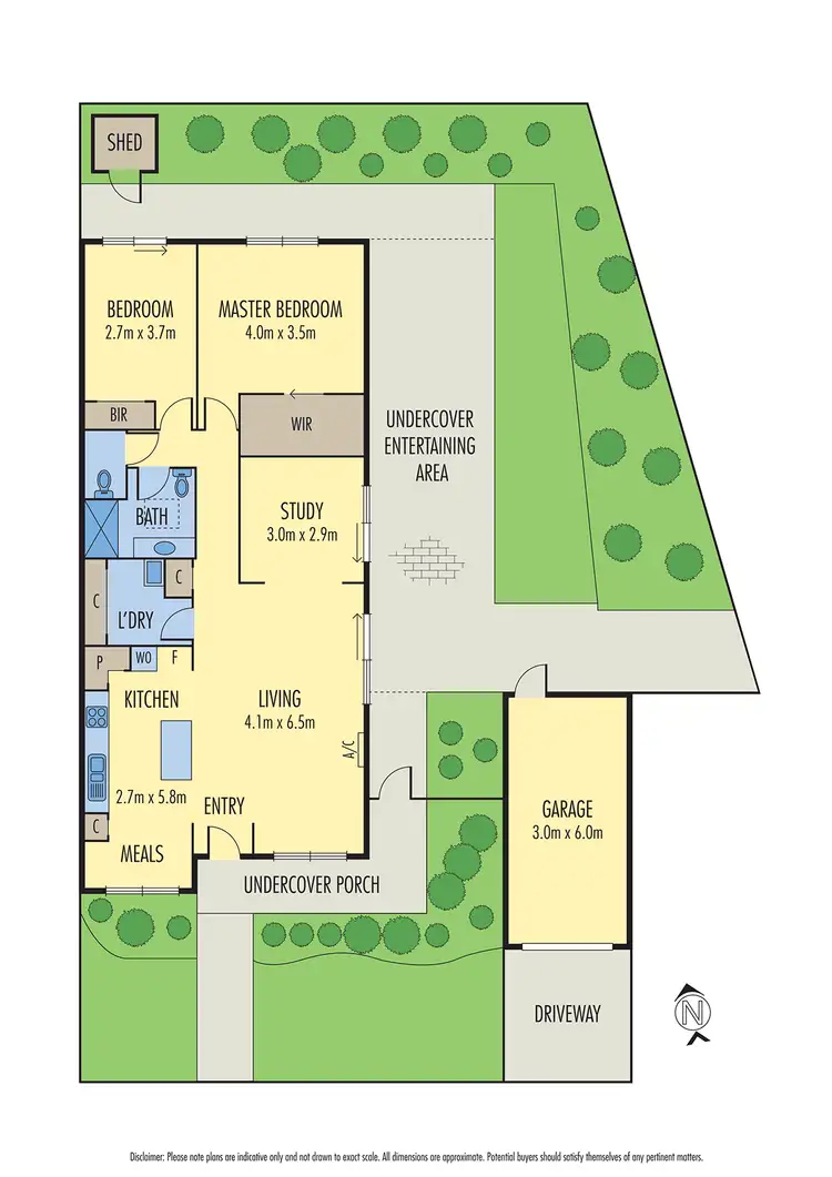Floorplan of Homely unit listing, 124/83 Kulin Drive, Tarneit VIC 3029
