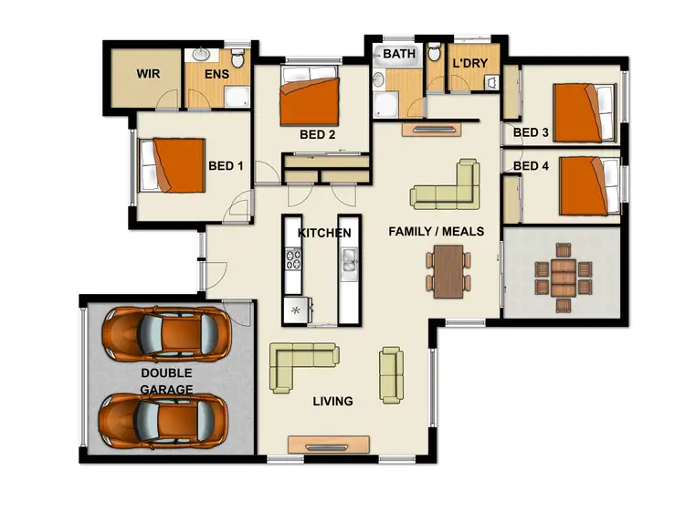 Floorplan of Homely house listing, 7 Henderson Cres, Drewvale QLD 4116