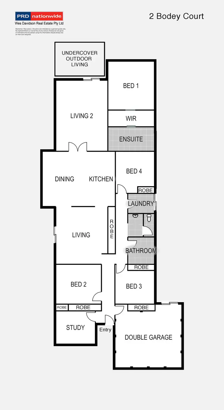 Floorplan of Homely house listing, 2 Bodey Court, Horsham VIC 3400