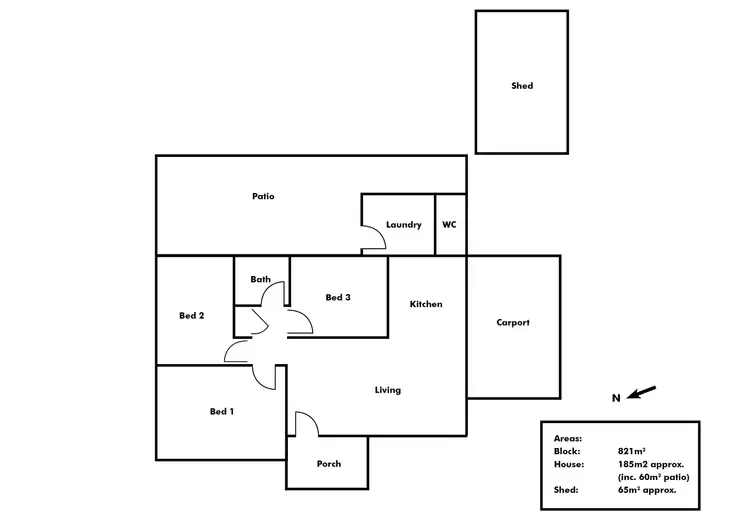 Floorplan of Homely house listing, 9 Canham Way, Orelia WA 6167