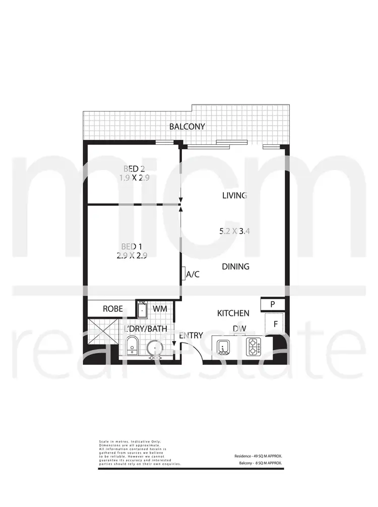 Floorplan of Homely apartment listing, 207/253 Franklin Street, Melbourne VIC 3000