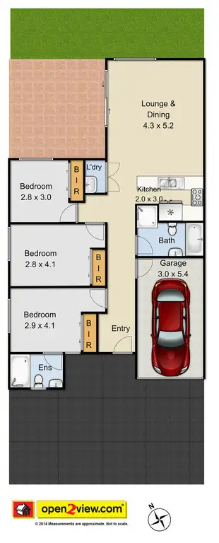 Floorplan of Homely villa listing, 10/33 O'Brien Street, Mount Druitt NSW 2770