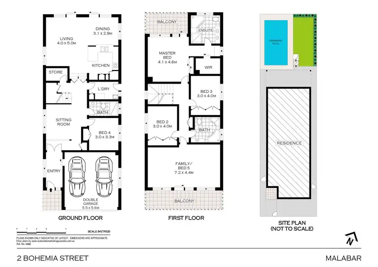 Floorplan of Homely house listing, 2 Bohemia Street, Malabar NSW 2036