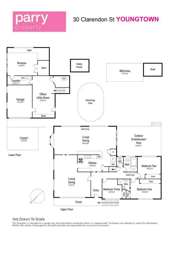 Floorplan of Homely house listing, 30 Clarendon Street, Youngtown TAS 7249