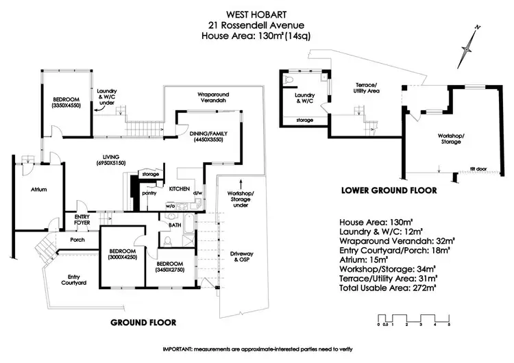 Floorplan of Homely house listing, 21 Rossendell Avenue, West Hobart TAS 7000