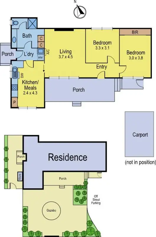 Floorplan of Homely house listing, Lot 1 / 30 Barrabool Road, Highton VIC 3216