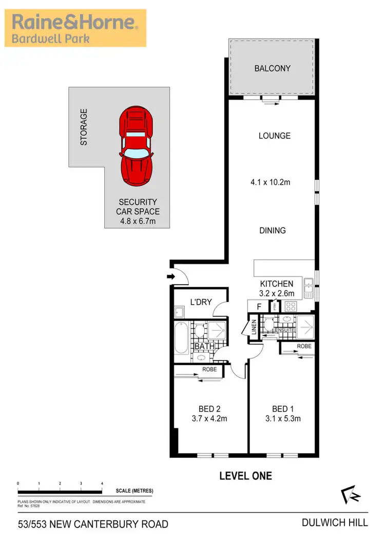 Floorplan of Homely apartment listing, 53/553 New Canterbury Road, Dulwich Hill NSW 2203