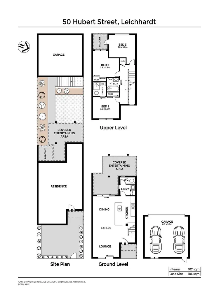 Floorplan of Homely house listing, 50 Hubert Street, Leichhardt NSW 2040