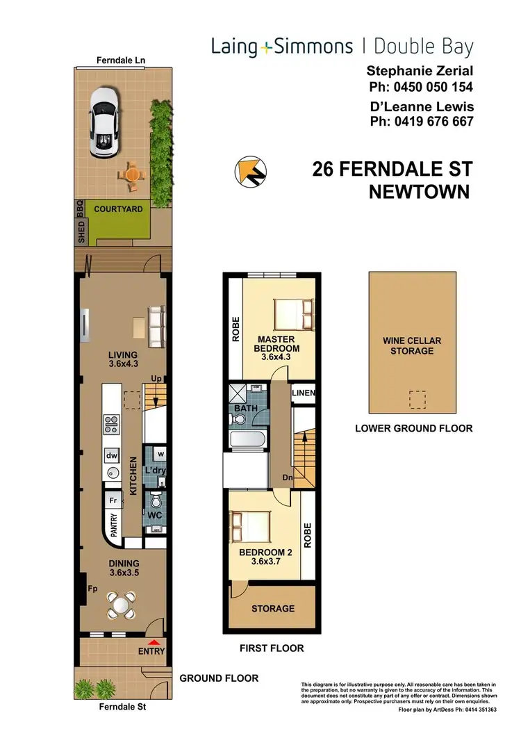 Floorplan of Homely house listing, 26 Ferndale Street, Newtown NSW 2042
