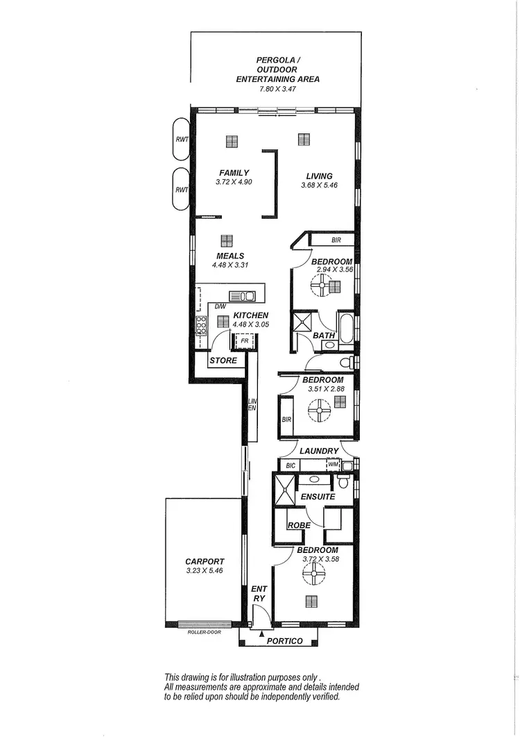 Floorplan of Homely house listing, 29A Sutton Avenue, Seacombe Gardens SA 5047