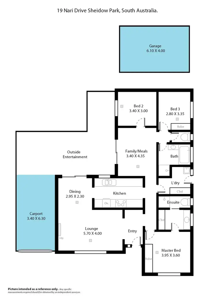 Floorplan of Homely house listing, 19 Nari Drive, Sheidow Park SA 5158