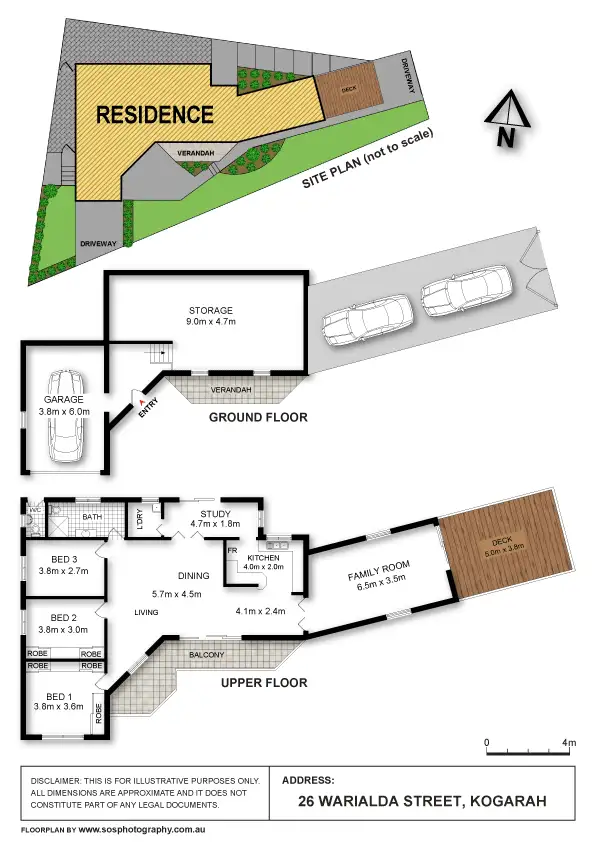 Floorplan of Homely house listing, 26 Warialda Street, Kogarah NSW 2217