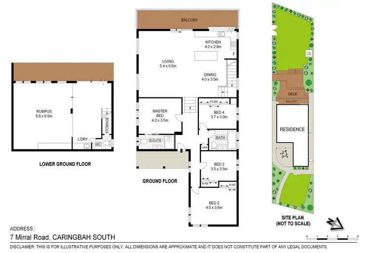 Floorplan of Homely house listing, 7 Mirral Rd, Caringbah South NSW 2229