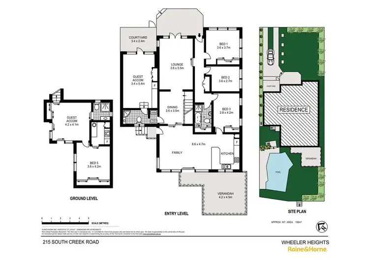 Floorplan of Homely house listing, 215 South Creek Road, Wheeler Heights NSW 2097