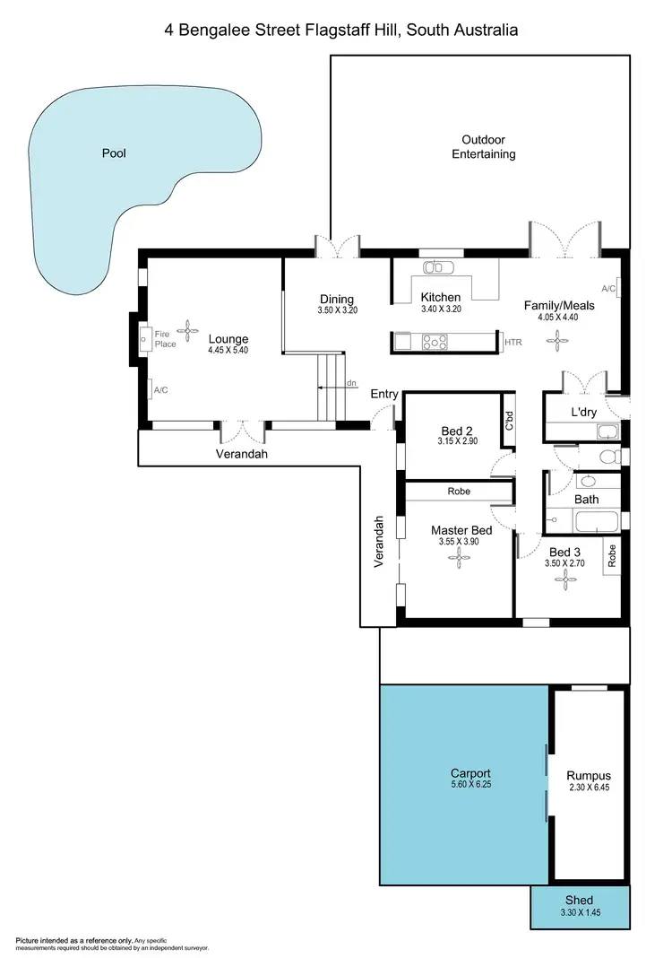 Floorplan of Homely house listing, 4 Bengalee Street, Flagstaff Hill SA 5159