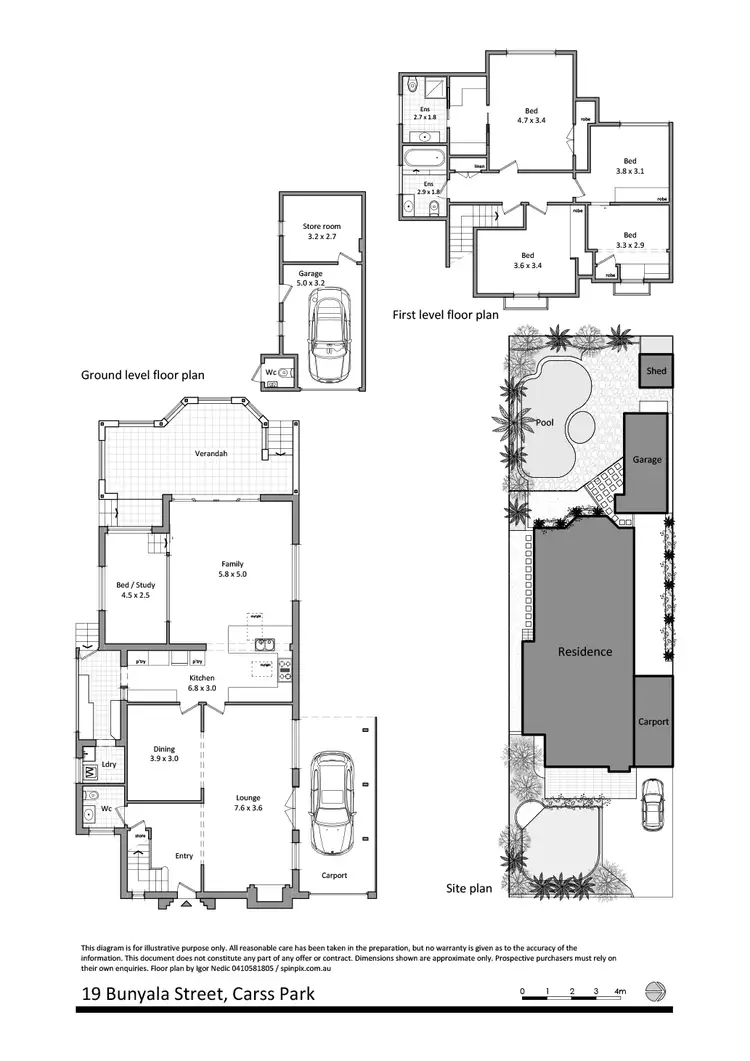 Floorplan of Homely house listing, 19 Bunyala Street, Carss Park NSW 2221