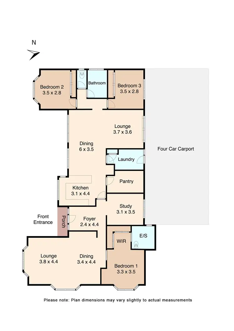 Floorplan of Homely house listing, 185 Bungaree-Wallace Road, Bungaree VIC 3352