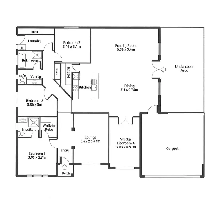 Floorplan of Homely house listing, 7 Prosperity Grove, Murray Bridge SA 5253
