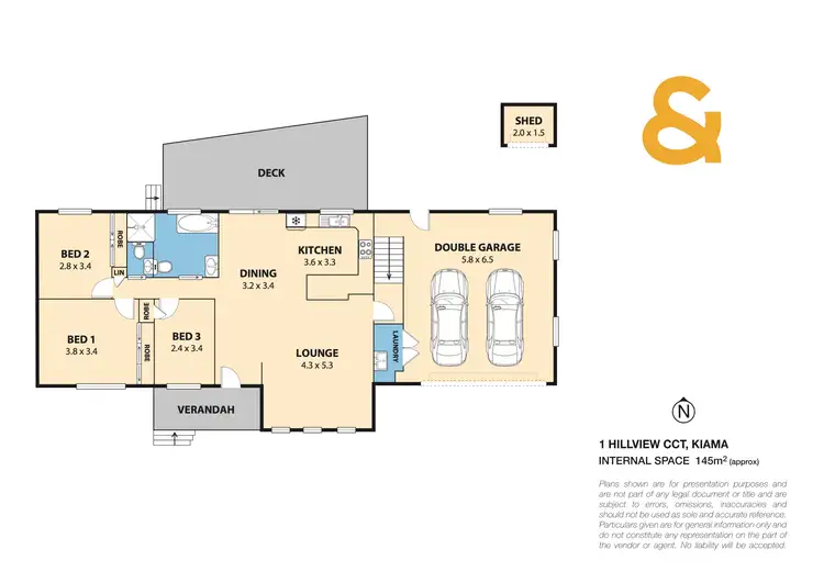 Floorplan of Homely house listing, 1 Hillview Circuit, Kiama NSW 2533