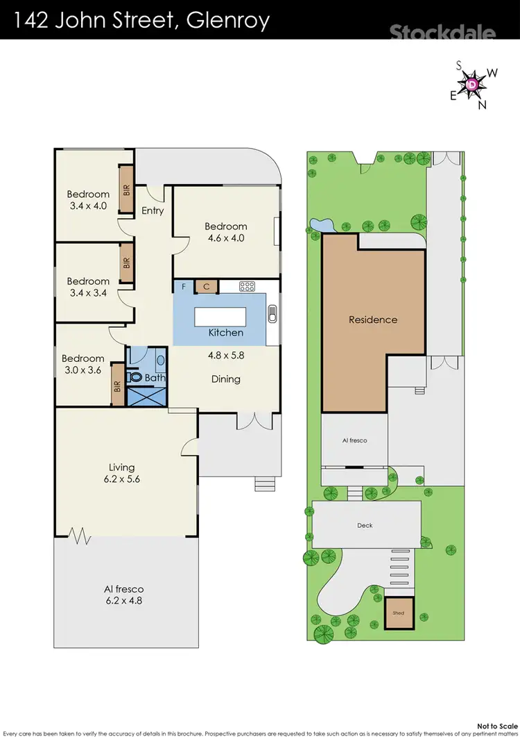 Floorplan of Homely house listing, 142 John Street, Glenroy VIC 3046