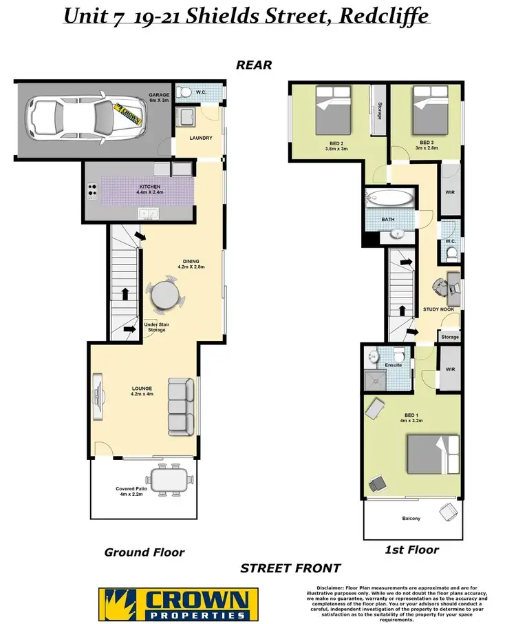 Floorplan of Homely house listing, 7/19-21 Shields Street, Redcliffe QLD 4020