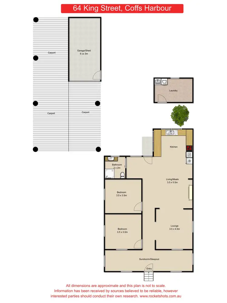 Floorplan of Homely house listing, 64 King Street, Coffs Harbour NSW 2450