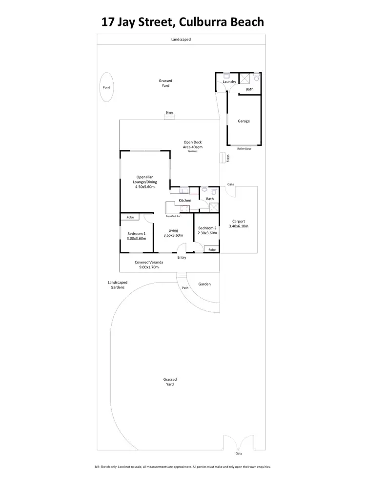 Floorplan of Homely house listing, 17 Jay Street, Culburra Beach NSW 2540