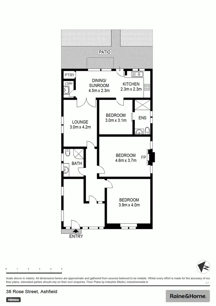 Floorplan of Homely house listing, 38 Rose Street, Ashfield NSW 2131