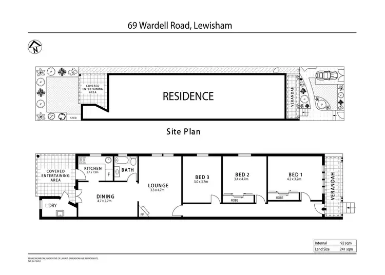 Floorplan of Homely house listing, 69 Wardell Road, Lewisham NSW 2049