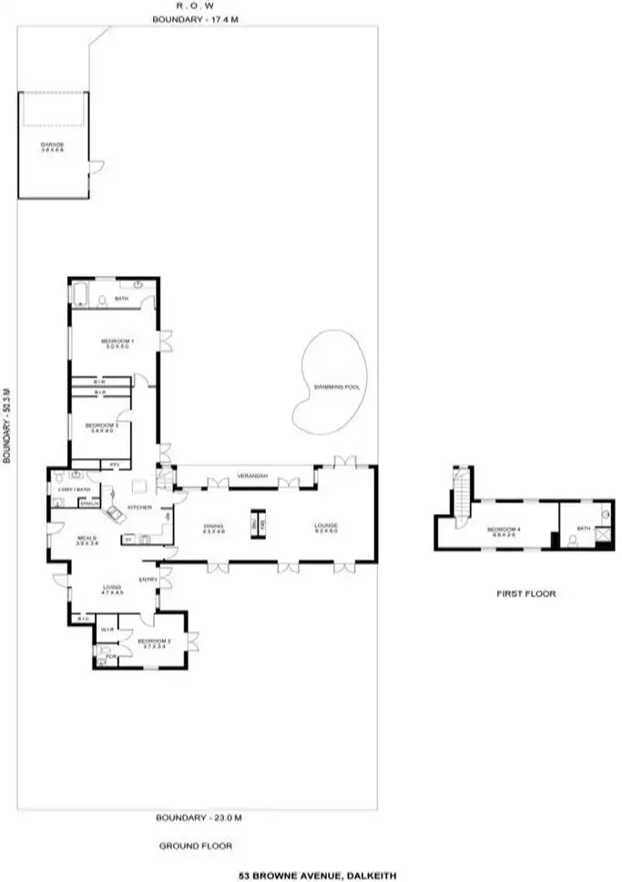 Floorplan of Homely house listing, 53 Browne Avenue, Dalkeith WA 6009