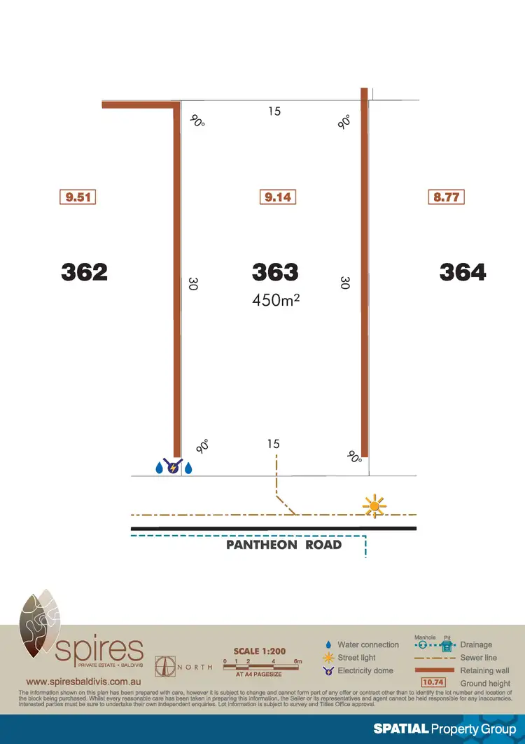 Floorplan of Homely land listing, Lot 363 Pantheon Rd, Baldivis WA 6171