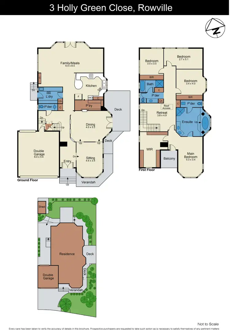 Floorplan of Homely house listing, 3 Holly Green Close, Rowville VIC 3178