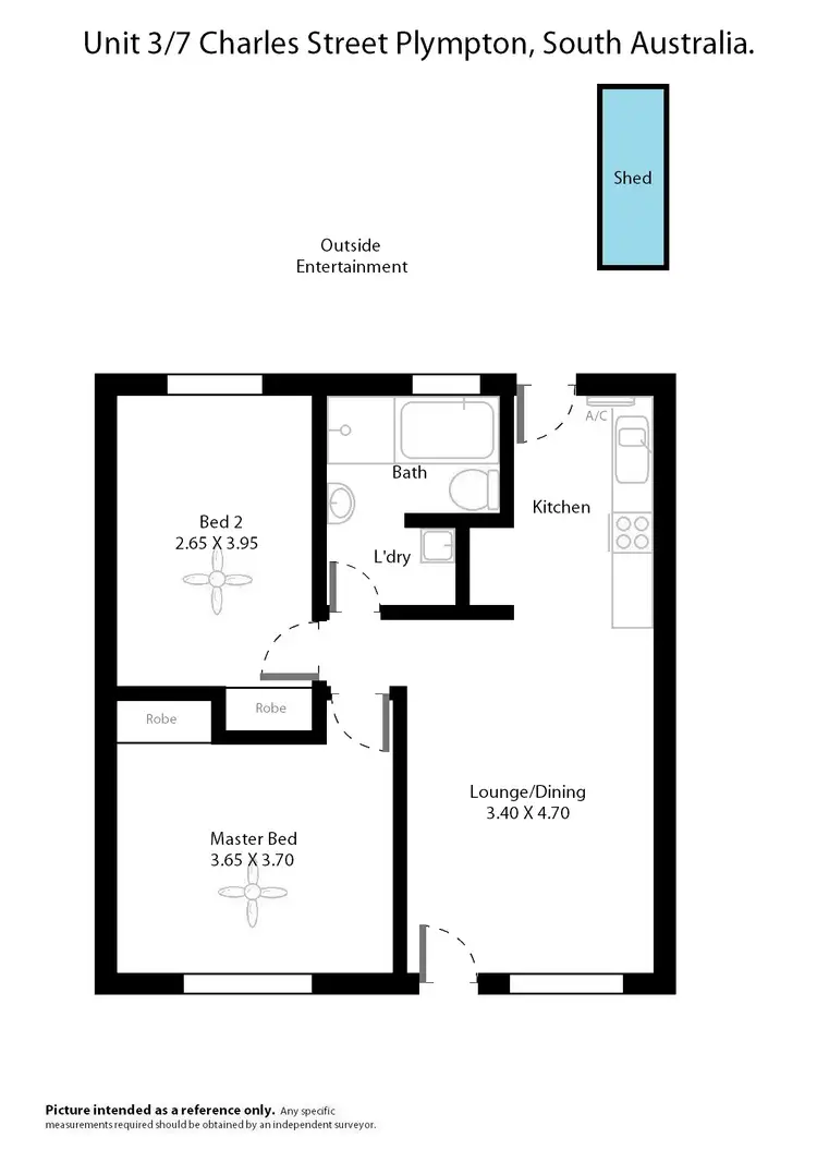 Floorplan of Homely house listing, 3/7 Charles Street, Plympton SA 5038
