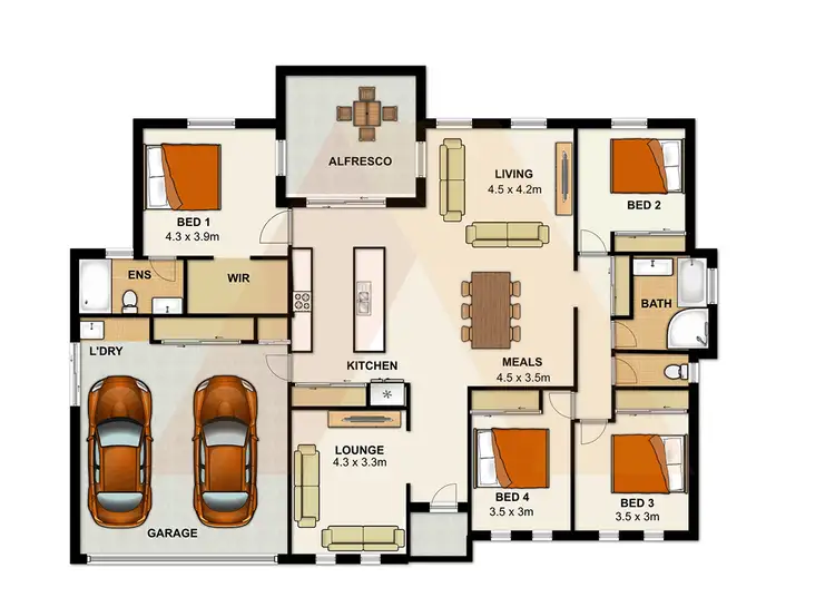 Floorplan of Homely house listing, 14 Timberline Way, Jimboomba QLD 4280