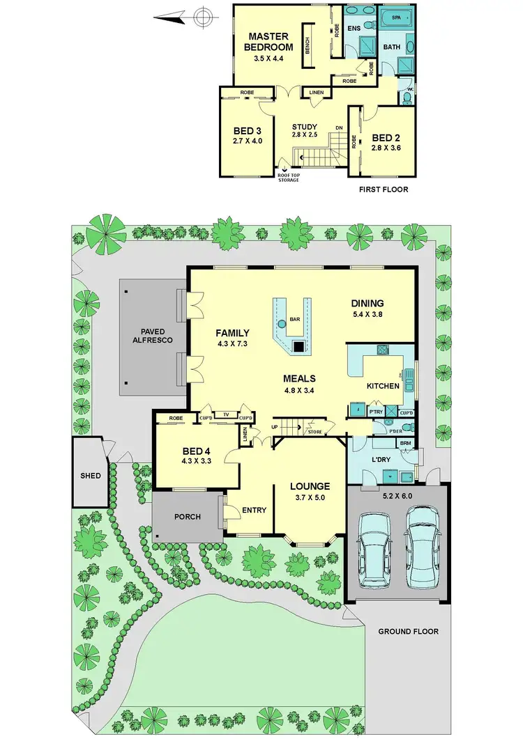 Floorplan of Homely house listing, 56 Cooper Street, Essendon VIC 3040